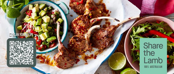 Lemongrass & Chili Lamb cutlets